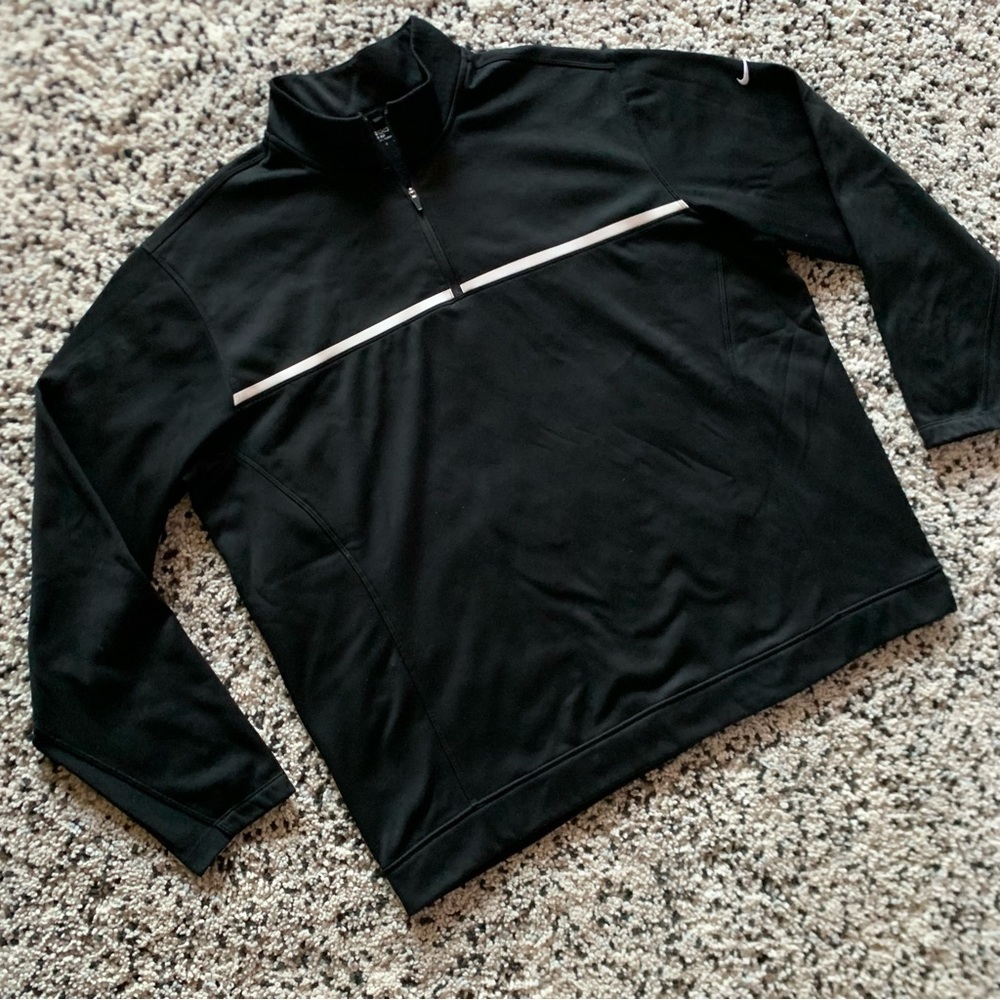 Nike Golf Pullover Jacket Tour Performance Therma… - image 2